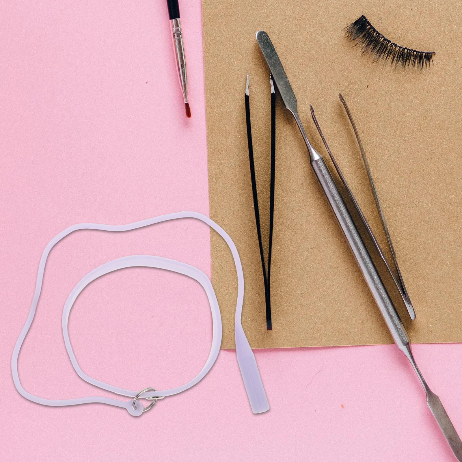 لاش الملقط سيليكون معصمه حامل حامي رمش تمديد لوازم الضروري لاش الفنان أداة مكافحة فقدان دائم #1