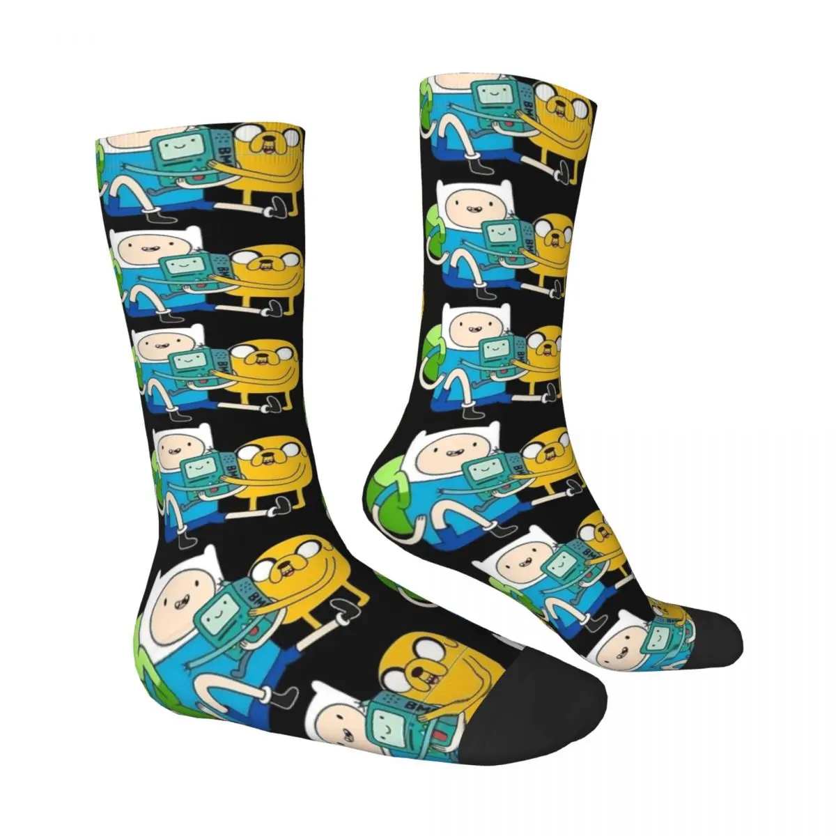 BOM Socks Spring Stockings Novelty Men's Quality Socks Pattern Skateboard Non Slip Socks