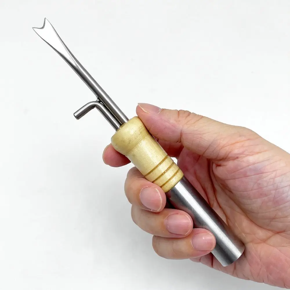 For For SHARESHARK Squid Jig Hook Adjuster Stainless Steel Eging Tool Correction Bleeding Needle Outdoor Fishing Tackle Gear