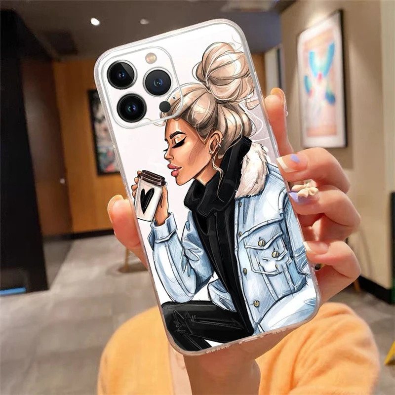 حافظة هاتف لهاتف آيفون 17 اير 17 16 برو ماكس 15 14 13 برو ماكس 15 16 برو 15 بلس موافق ولكن القهوة الأولى #5