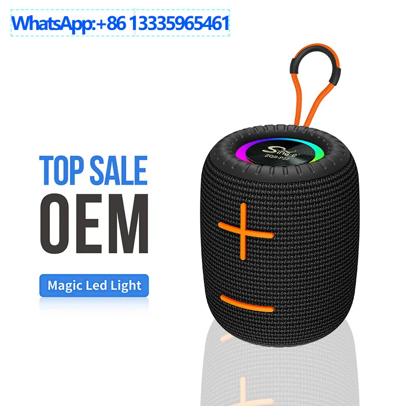 

ZQS-P22 Новый уличный велосипедный кемпинг тяжелый сабвуфер портативная аудиокарта мобильный телефон TWS Bluetooth динамик