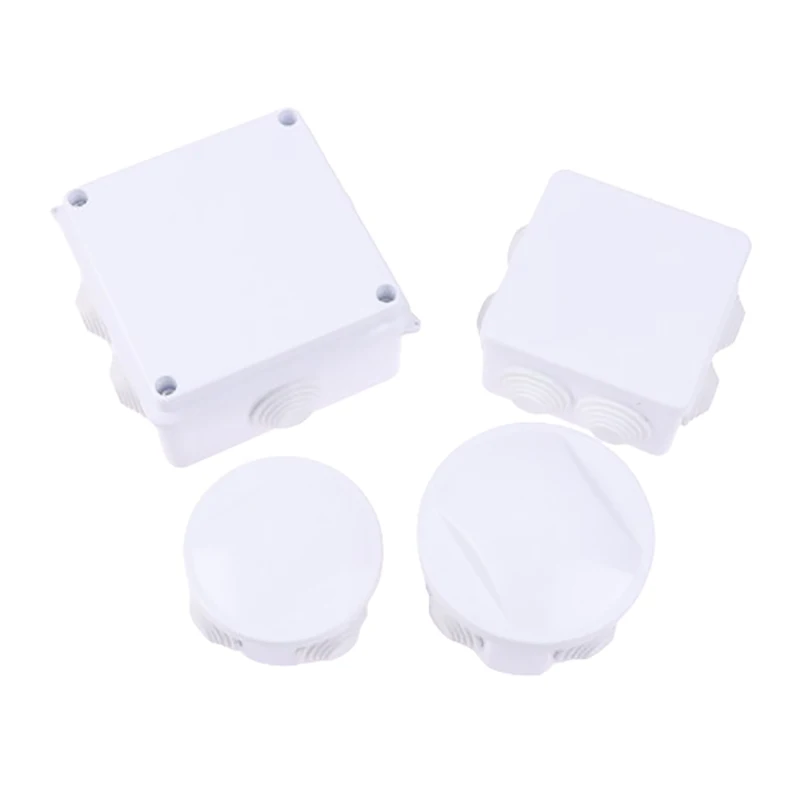Witte aansluitkabeltak DIY waterdichte IP65 stroomkast aansluitdoos binnenkabelbehuizing elektrische schakelkasten - afbeelding 2