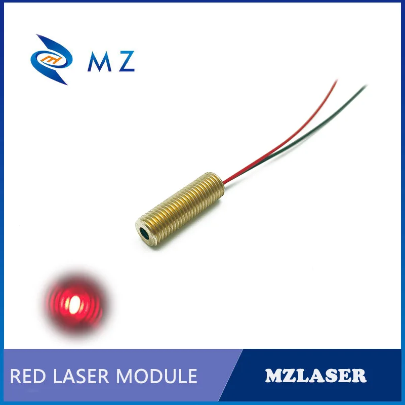 Red Dot Laser Module M8mm 650nm 5mW 10mW High Quality Glass Lens APC Drive Type CW Circuit Model Industrial Grade