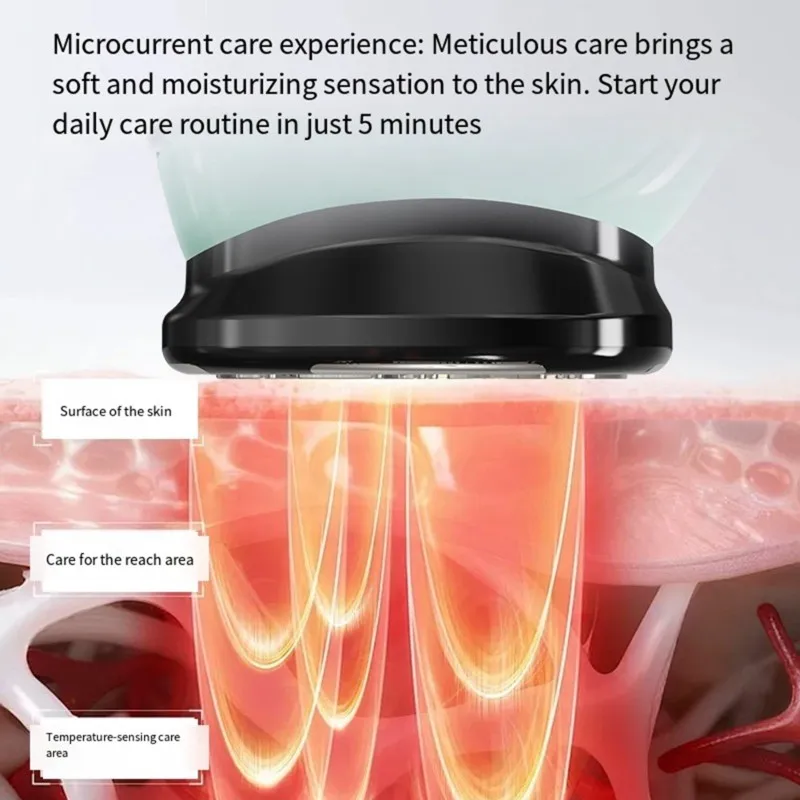 TCF-Skin Tendering& Collagen Boost Pro Home EMS Heating Microcurrent Facial Beauty Device - view 2