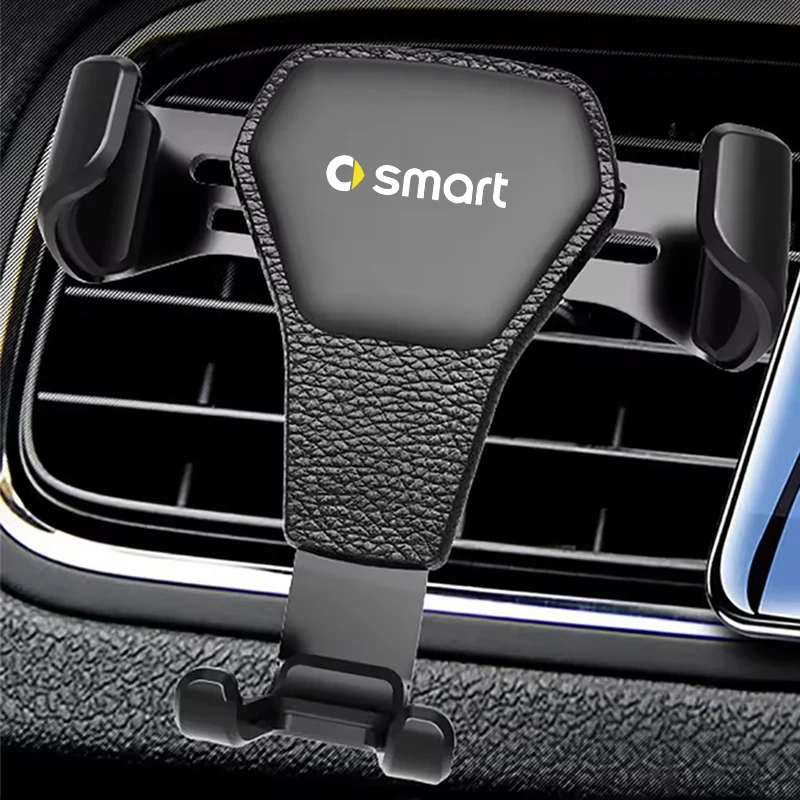 

Gravity Auto Phone Holder Car Air Vent Clip Cell Phone Stand Support For Smart Fortwo Forfour Forjeremy 451 453 Brabus Roadster