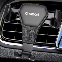 Gravity Auto Phone Holder Car Air Vent Clip Cell Phone Stand Support For Smart Fortwo Forfour Forjeremy 451 453 Brabus Roadster
