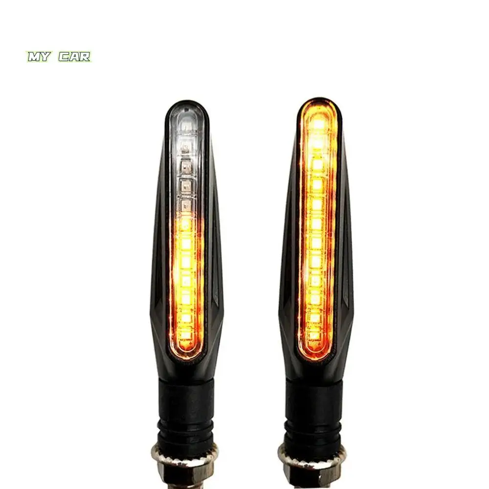 

Universal LED Turn Signal Light IP68 Waterproof Bendable Directional Indicators Brake DC 12V Stop Signal Rear Lights Flasher