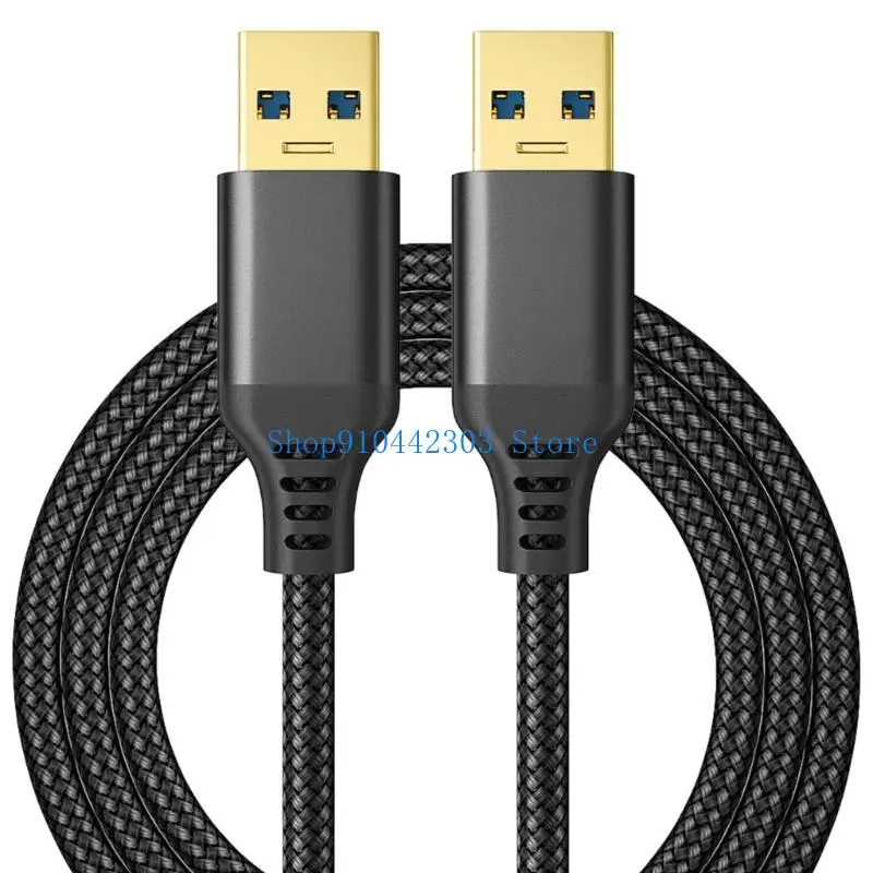 L4MD USB 3.0-Stecker auf Stecker, geflochtenes Kabel, schnelle Datenübertragung mit 5 Gbit/s für Drucker – Detail 7
