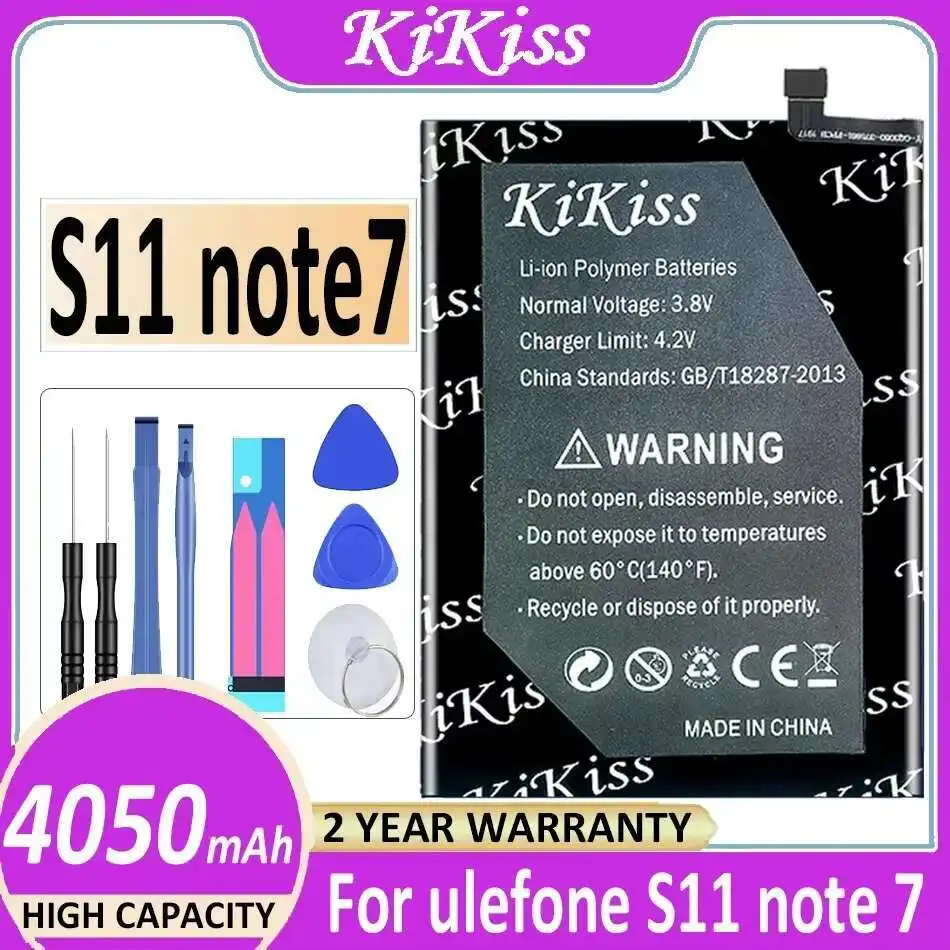 

For Ulefone S11 Note 7 Mobile Phone Battery 4050mAh S11 note7 Durable