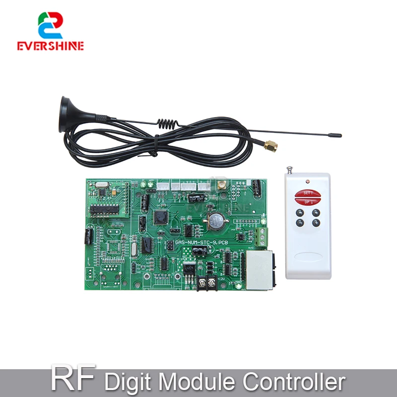 RF Control Card For 7 Segment Digital Number Module LED Gas Station Electronic Fuel Price Sign