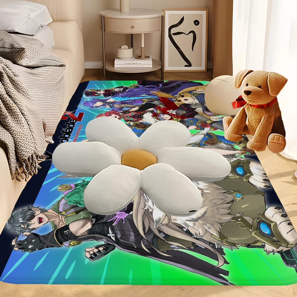 Anime X-Xenoblade C-Chronicles Kitchen Mat Cheaper Anti-slip Modern Living Room Balcony Printed Modern Home Decor