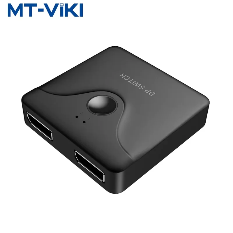 MT-VIKI HD 2Port DP Switch two in one out 4K60Hz Computer Laptop Display Audio Video sharing device two-way switching MT-DP121