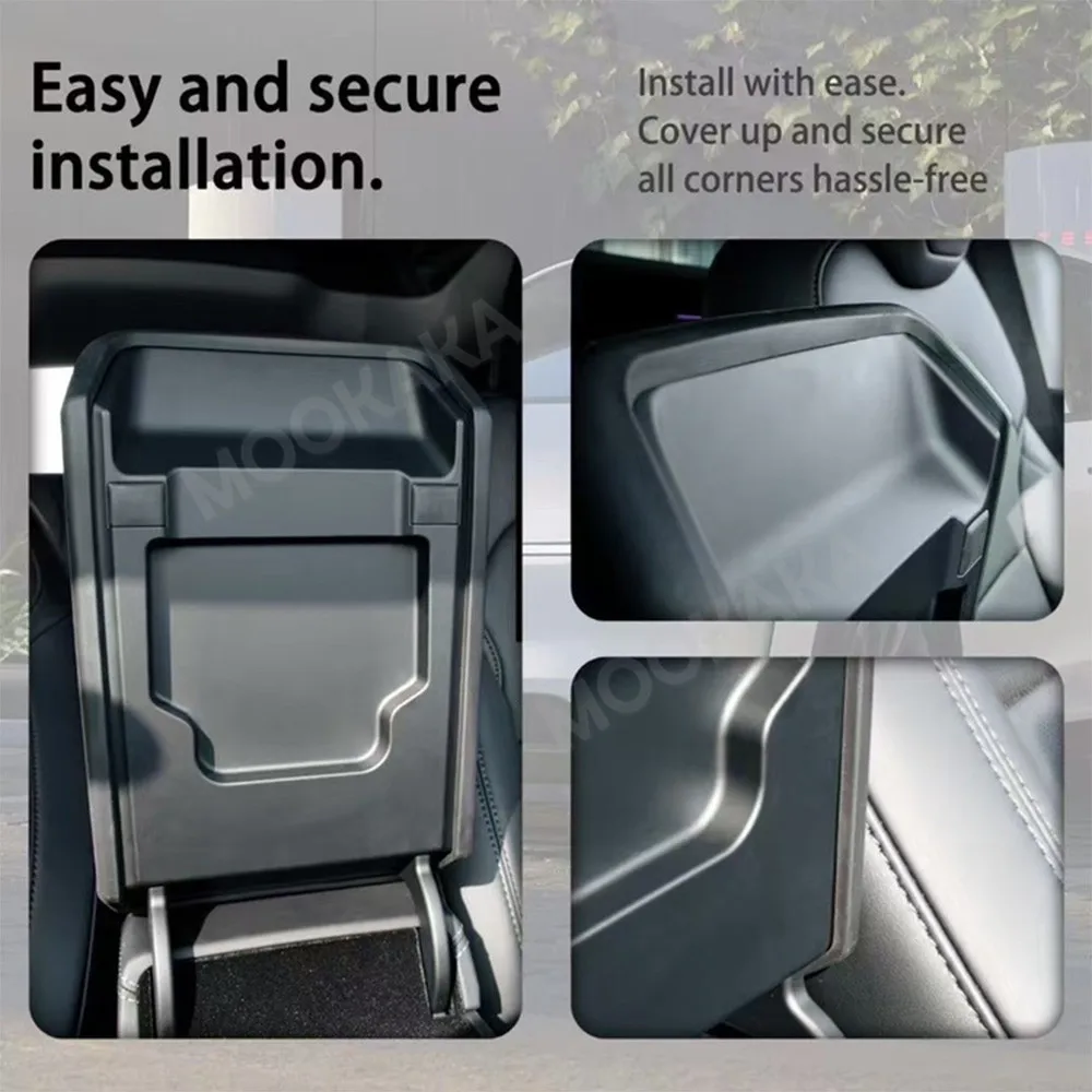 Armrest Box Protective Cover For Tesla Model 3 Highland 2024 Model Y 2025 TPE Case Center Console Arm Rest Lid Car Accessories