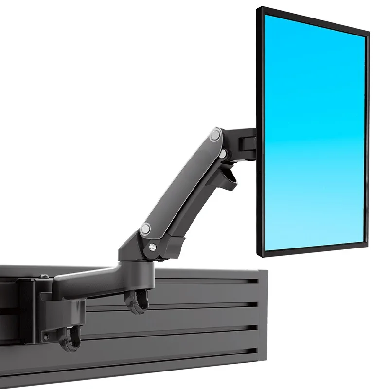 DSA screen mount, monitoring console display, rotating bracket, adjustable telescopic wall mount, thickened foldable