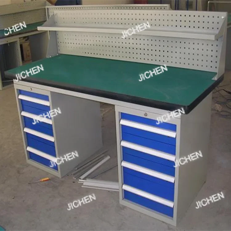 HS DepositInjection workshop workbench Heavy duty with hanging plate with drawer Fitter workbench Anti-static workbench