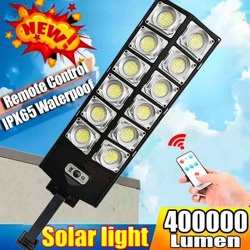 

Ultra Powerful Solar Garden Lamp Large External Solar Lamp Waterproof 720 LED 3 Modes Remote Control Solar Led Outdoor Lighting