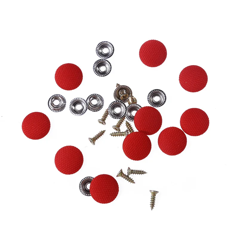 10/30/60Pcs Auto Innen Dach Schnallen Dachhimmel Decke Tuch Befestigungs Schraube Pflege Stoff Schnalle Nieten Retainer kappe Reparatur