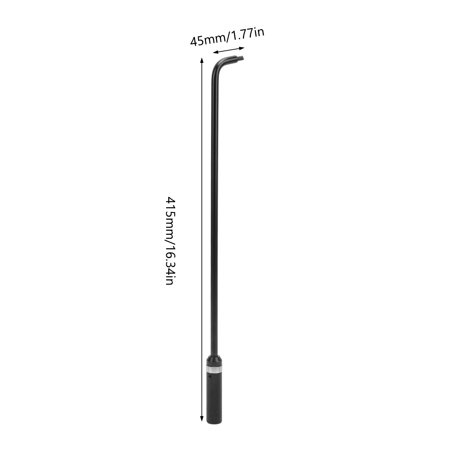 16.34in Carburetor Pilot Screw Adjusting Tool 110° Angled Head Metal Universal for ATV UTV Snowmobile Motorcycle Tool