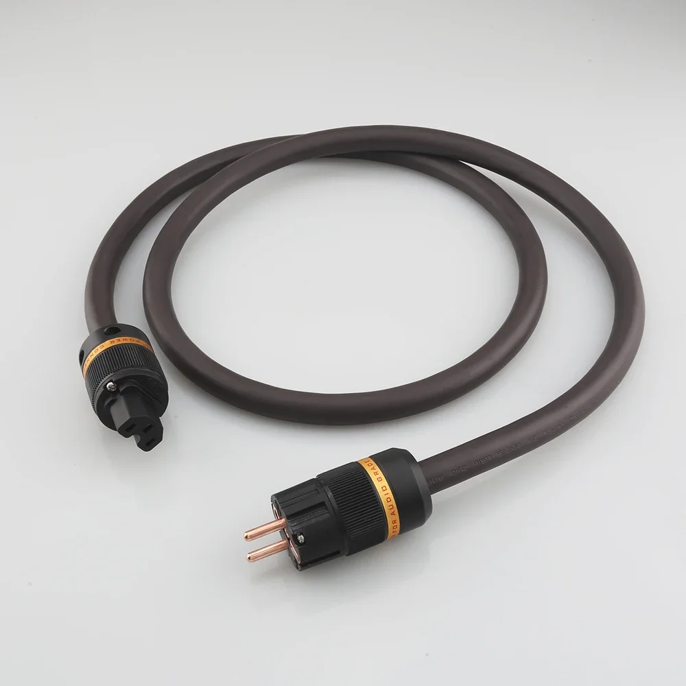 Viborg VP1606 High-End AC EU Standard to IEC Power Cable Pure Copper Schuko Mains HIFI Extension Cable Viborg VP1606 High-End AC