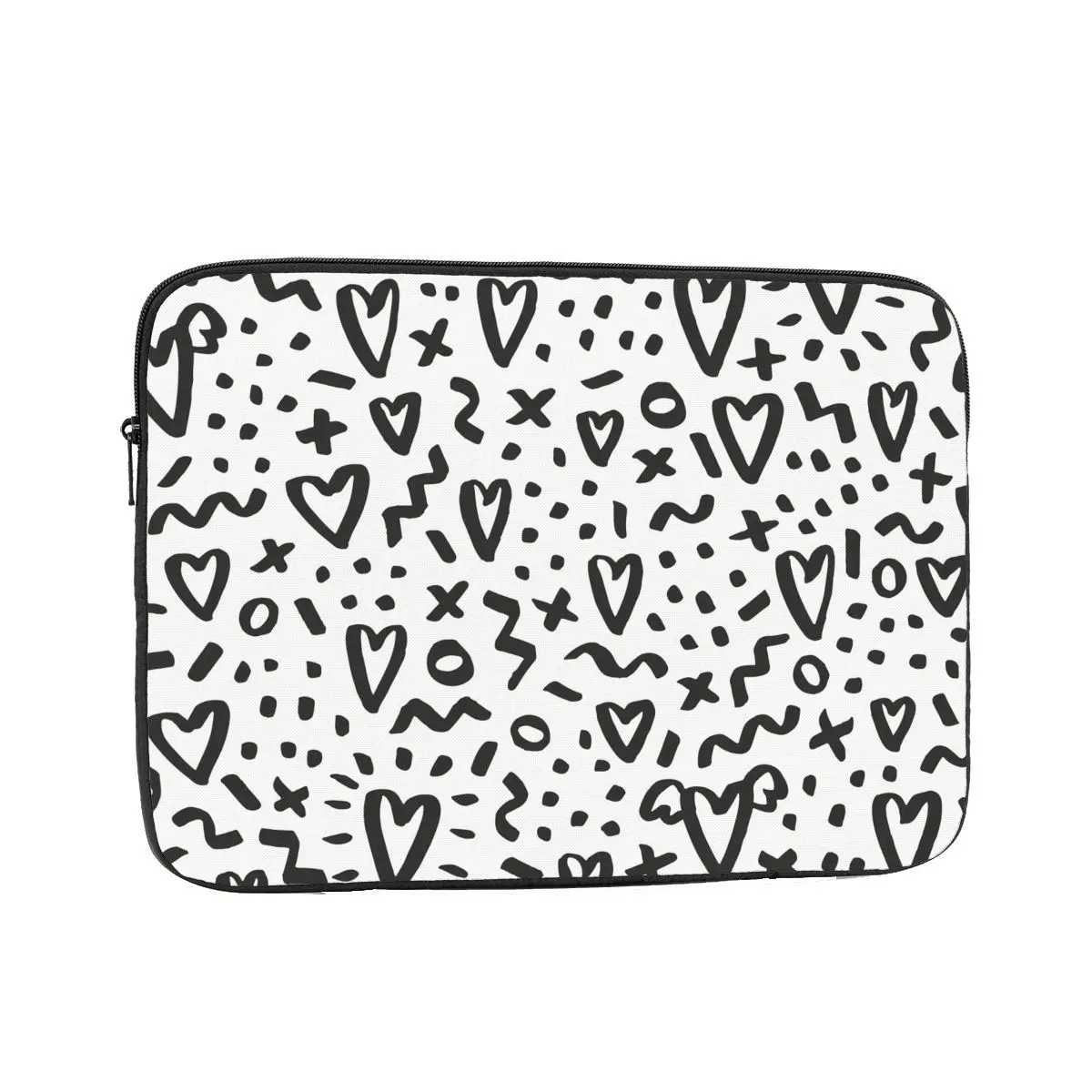 Shockproof Case 12 13 15 17 Inch Men Women Heart Doodles Laptop Liner Sleeve Notebook Bag Case