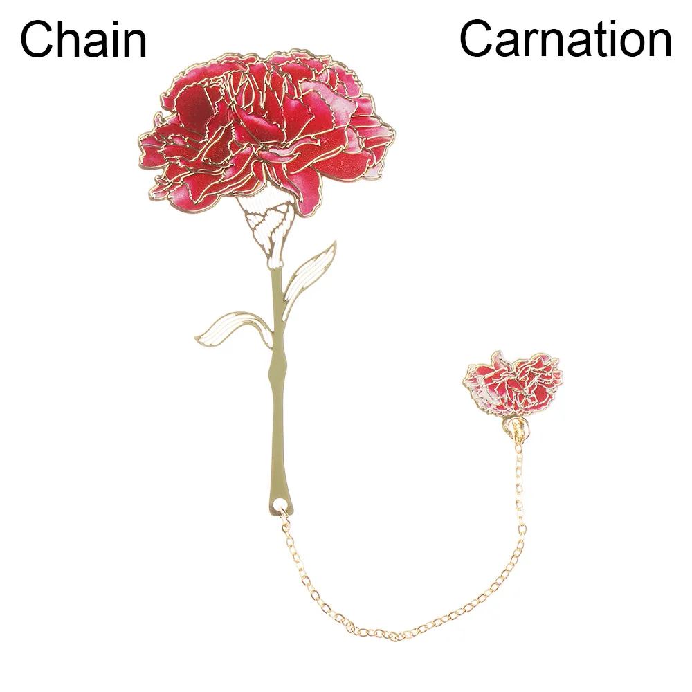 New School Office Supplies Chinese Style Tassel Hollow Pendant Painted Brass Bookmark Book Clip Pagination Mark