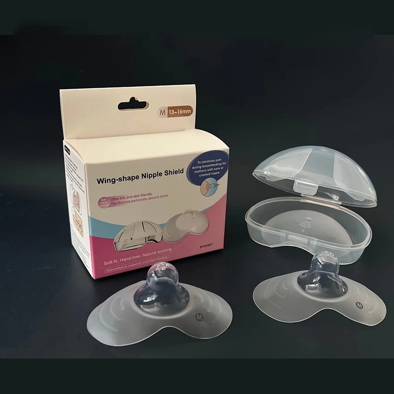 Imagen 7: BornBL MC15 - 2 Protectores de Silicona para Pezones, Cubierta Protectora para Pezones de Madre, Cubierta Protectora Suave para Lactancia Materna