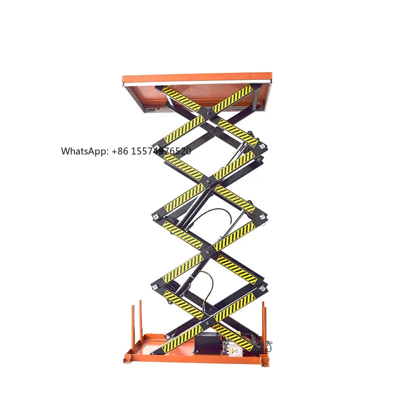 2026 Hot Selling2000 kg load weight cargo workshop using hydraulic scissors lift table air lift jack