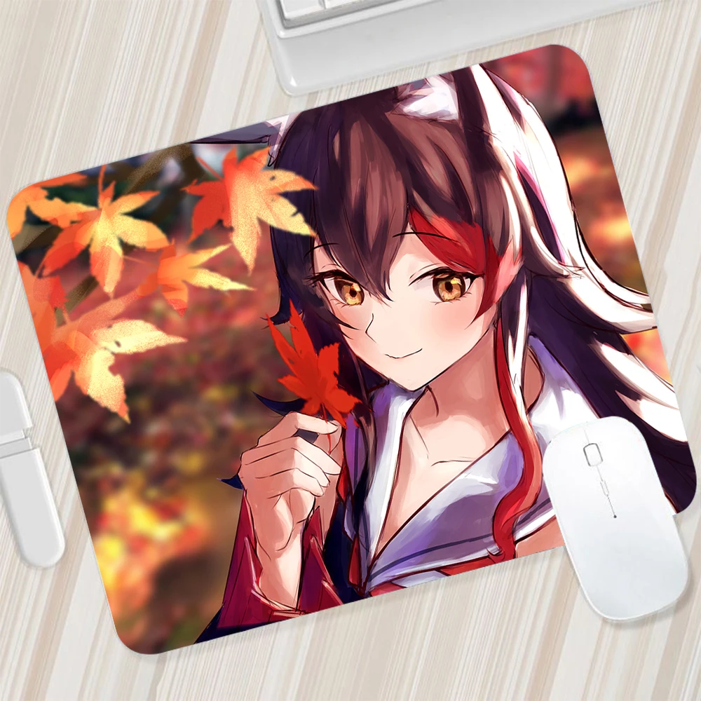 Ookami Mio Hololive Small Mouse Pad Gaming Mousepad PC Gamer Mouse Mat Computer Office Pad Keyboard Mat Desk Pad Laptop Mausepad