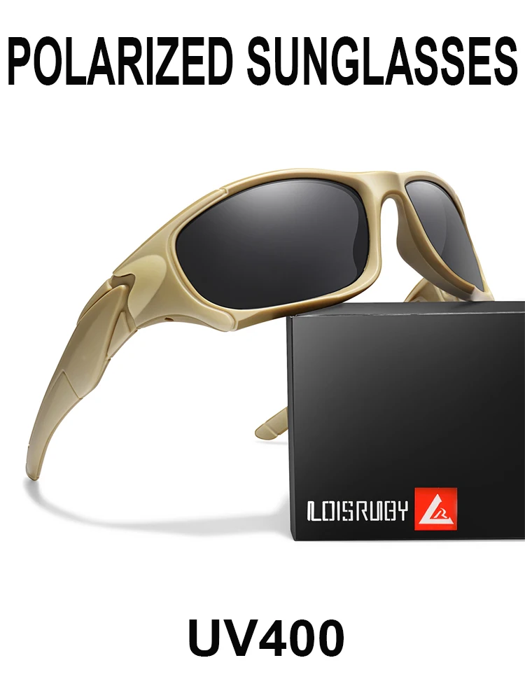 AliExpress LOISRUBY Polarized Sunglasses for Men and Women Outdoor Sports Cycling Fishing Running Glasses Oval Frame UV400 Eyewear