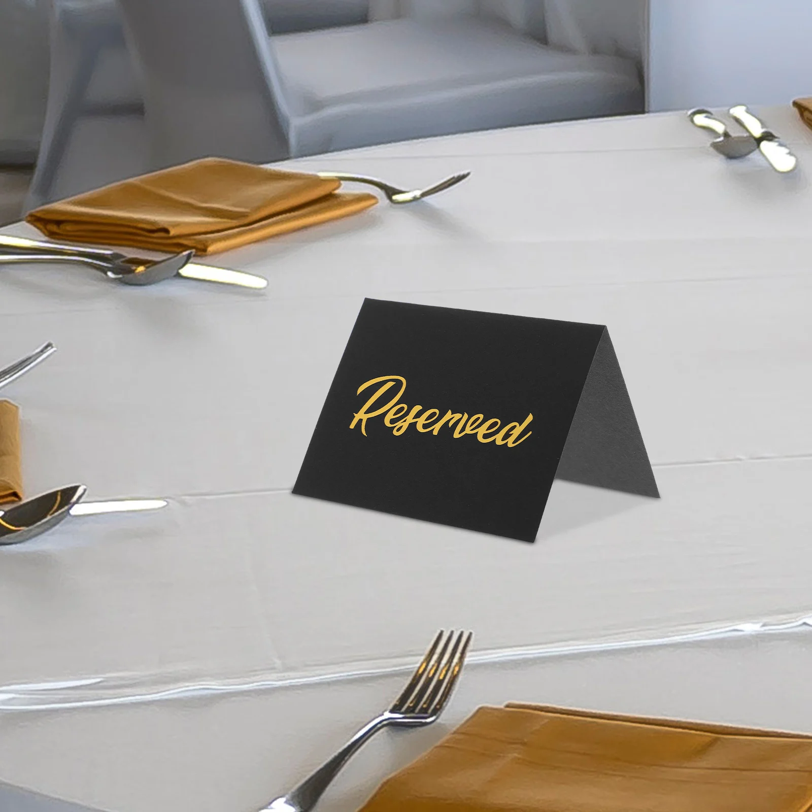 

50 Pcs Table Card Wedding Sign Shower Dining Cards for Seating Restaurant Reserved Signs Decorations Party