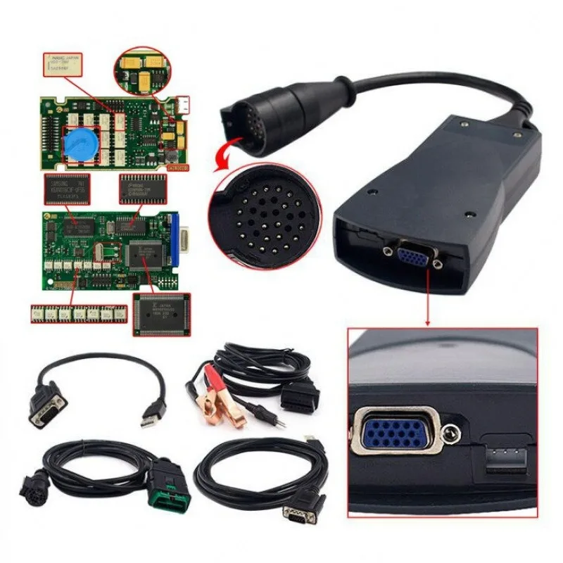 1 комплект PP2000 LED FULL для Lexia3 Diagbox V9.68 Full Chip для Peugeot 307
