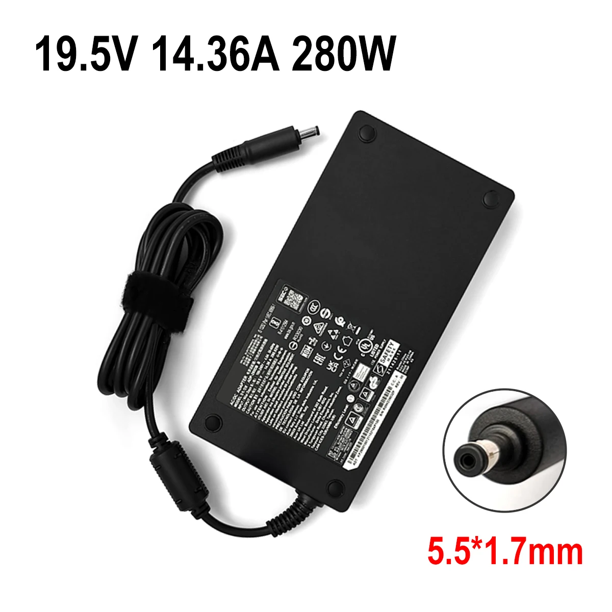 

ADP-280DB B 19.5V 14.36A 280W 280.02W 5.5x1.7mm Chicony A21-280P1A AC Adapter For ACER Laptop Power Supply Charger