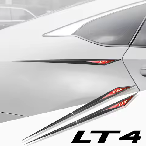 2pcs car stickers TPU car accessories para auto for Chevrolet LTZ LT1 LT4 CRUZE tracke prisma sonic Silverado Suburban Traverse