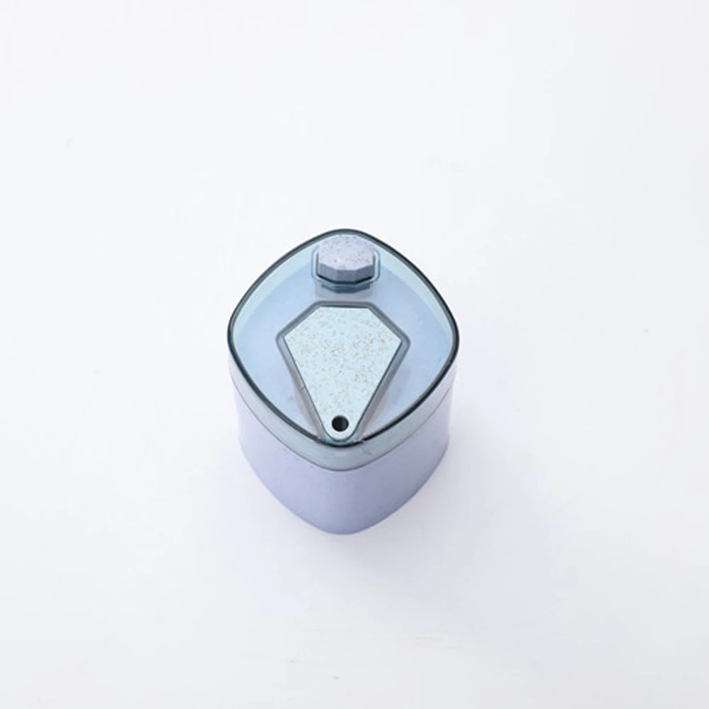 

Automatic Toothpick Dispenser Portable Cute Holder Funny Kitchen Gadget Straw Material Pop-Up Press Button Blue