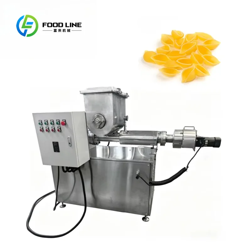 Automatic Customizable Molds Pasta Line, Industrial Short Pasta Production Equipment with Adjustable Capacity