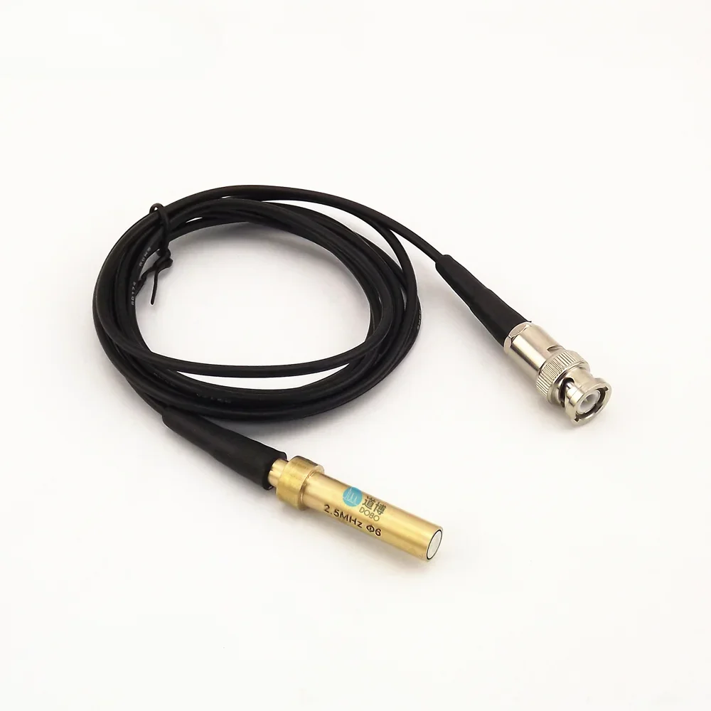 

Water immersion focused ultrasonic probe with line point