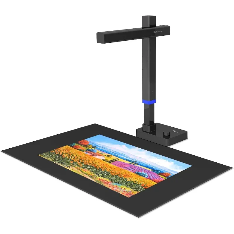 

Сканер документов CZUR Shine Ultra Pro, 24 МП, USB-сканер книг, портативная камера для документов, регулируемая высота, макс. DPI 440, Windows и Mac
