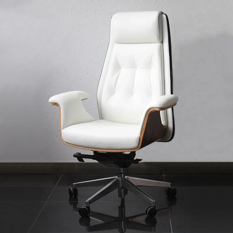 

m Мебель Роскошный обеденный стул Коррекция осанки Домашний массажный компьютер на колесиках Ленивые расслабляющие колеса Геймер Удобный ПК m