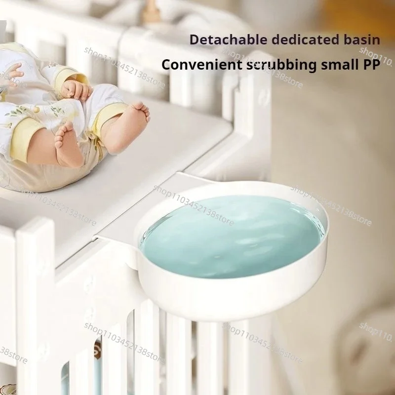 Mobile Neonatal Changing Table Height Adjustable Diaper