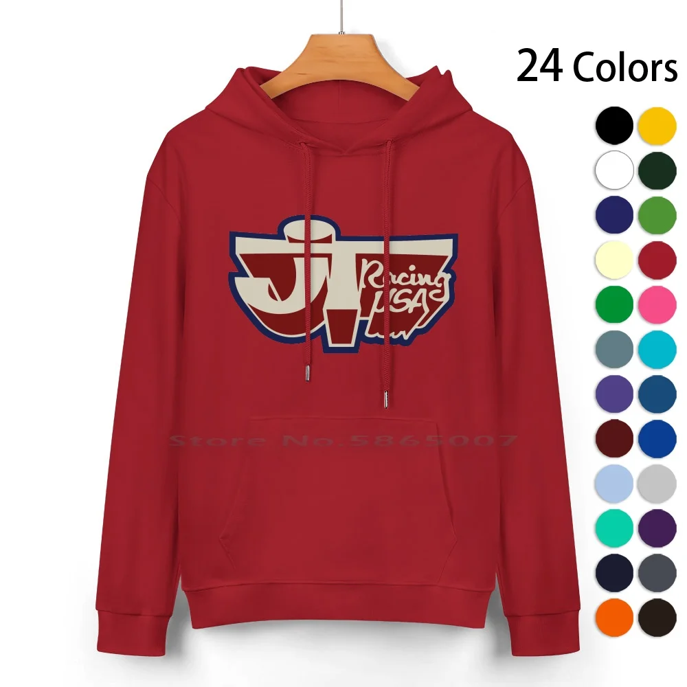 

Jt Racing Usa Beige / Red / Blue-Old School Bmx Pure Cotton Hoodie Sweater 24 Colors Jag Profile Skateboarding Uni Dk Jt Racing