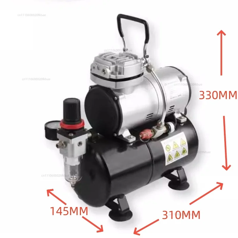 Adjustable home mini small oil-free compression pump with pressure switch safety valve AS-186 air compressor view 6