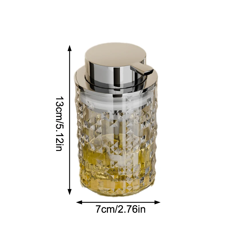 Light Luxury Plastic Bottle Foam Pump Bottle Cleaning Bottle Hand Sanitizer Shampoo Dispenser Soap Liquid Bottle image 4