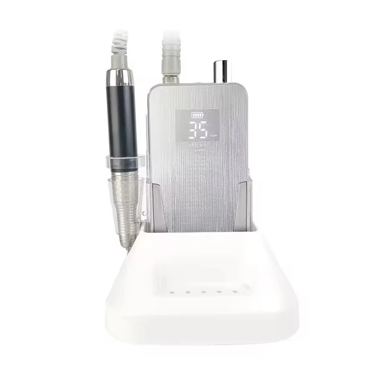 Newly Launched Desktop Nail Polisher I Believe 35000rpm Brushless Cordless Rechargeable Nail Drill with Charging Base