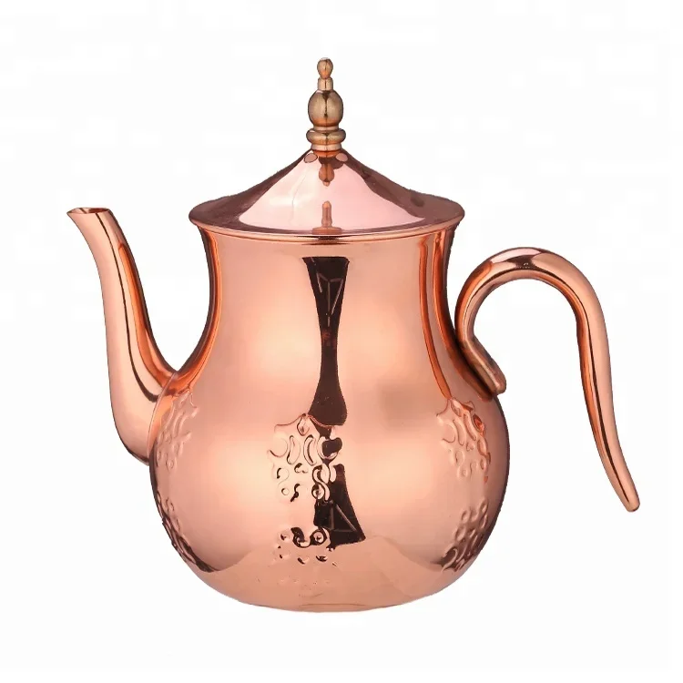 Hot Item  Style Pear Shape Unique Pattern Royal Design Durable Big Capacity Color Customized Coffee Pot Tea Pot