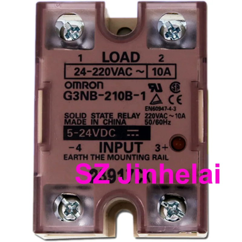 Omron G3NB-205B-1 G3NB-210B-1 G3NB-220B-1 G3NB-225B-1 Authentic Original SSR 5-24VDC Solid state relay 5A 10A 20A 25A