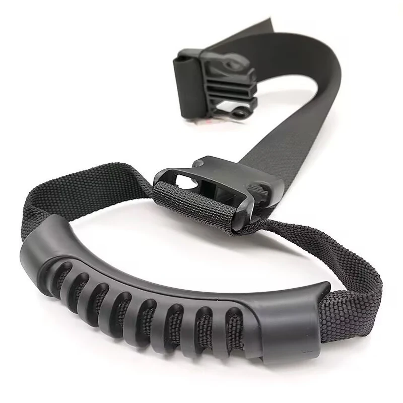Adjustable Car Grab Handle Safety Grip Vehicle Support Assist Aid for Elderly Disabled Pregnant Nylon Auto Door Bar Universal