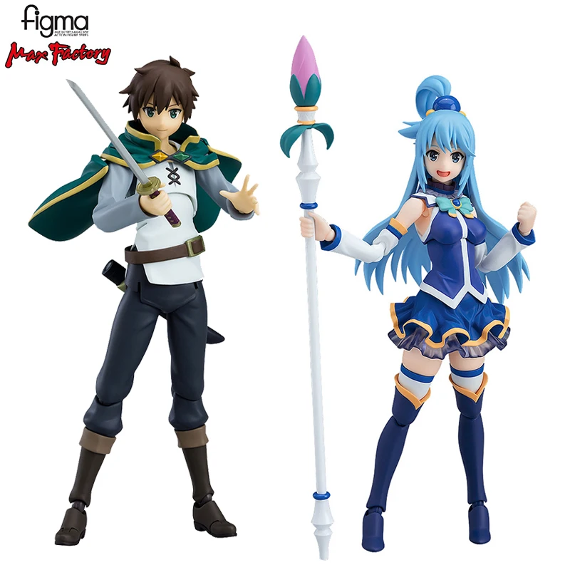 

Original Max Factory figma Kazuma & Aqua (Kono Subarashii Sekai Ni Syukufuku Wo! 3) (Reissue) Anime Action Figure Model Toys