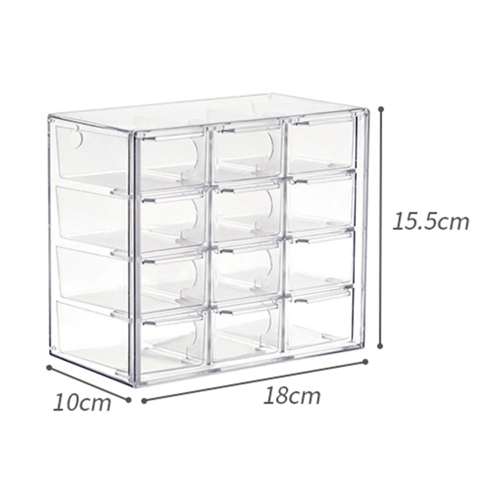 Mini Drawer Organizer Small Organizer with Clear Drawers Large Capacity Bead