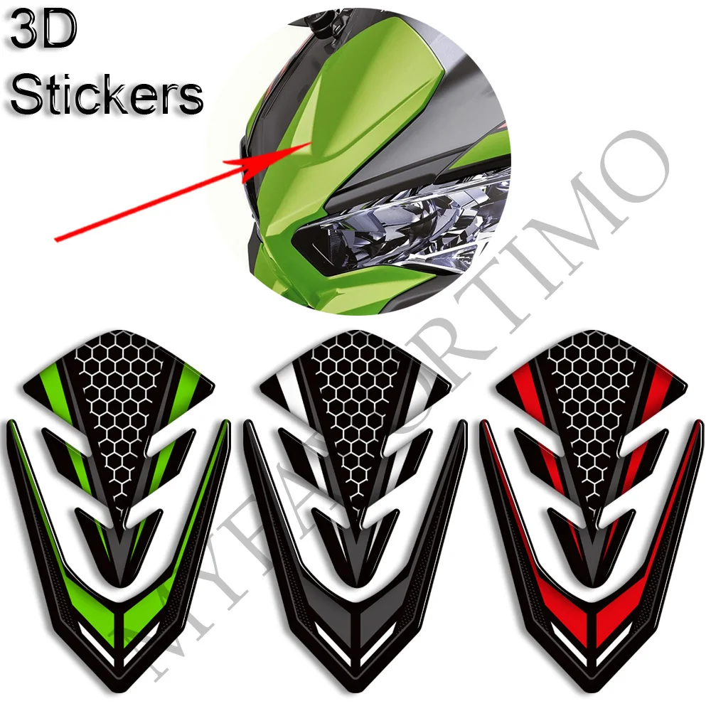 Motorcycle For kawasaki Ninja Z 650 Z650 Tank Pad Side Grips Gas Fuel Oil Kit Knee Fairing Fender 3D Stickers Decals 2020 - 2025