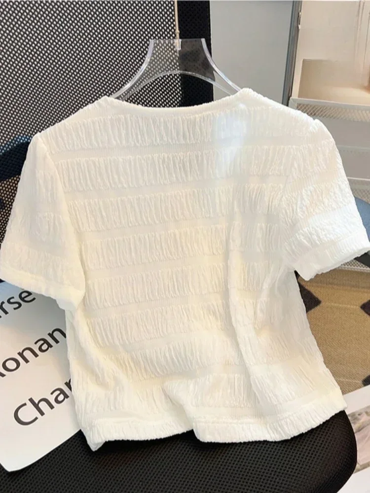 

Puff Sleeve Blouses Solid Spring Summer Sweet Korean Fashion Women Shirts Elegant Chic Vintage Blusas Feminina